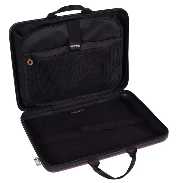 Borsa Porta PC 17” Rigida in ABS con Tracolla Ravizzoni Viola - immagine 2