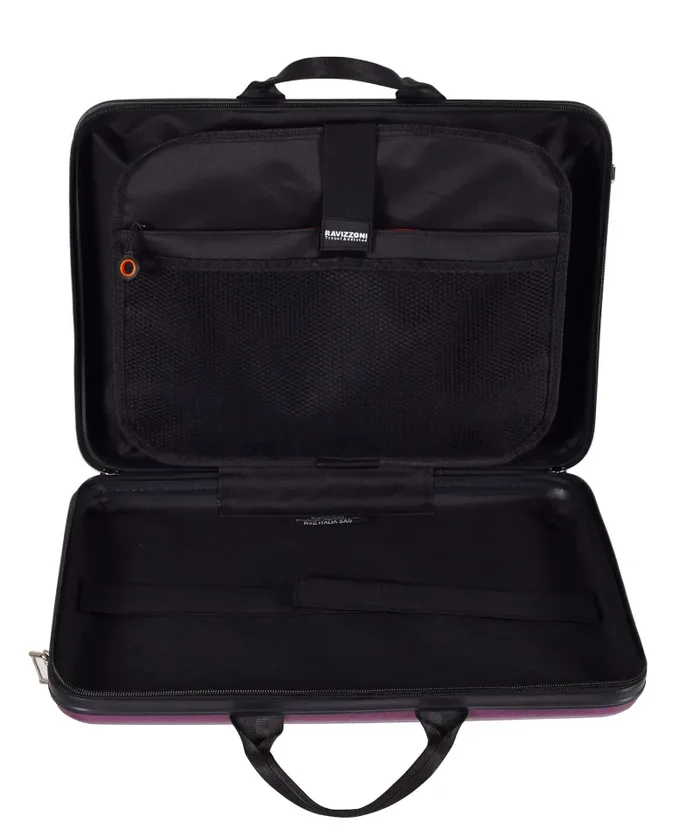 Borsa Porta PC 17” Rigida in ABS con Tracolla Ravizzoni Viola - immagine 3