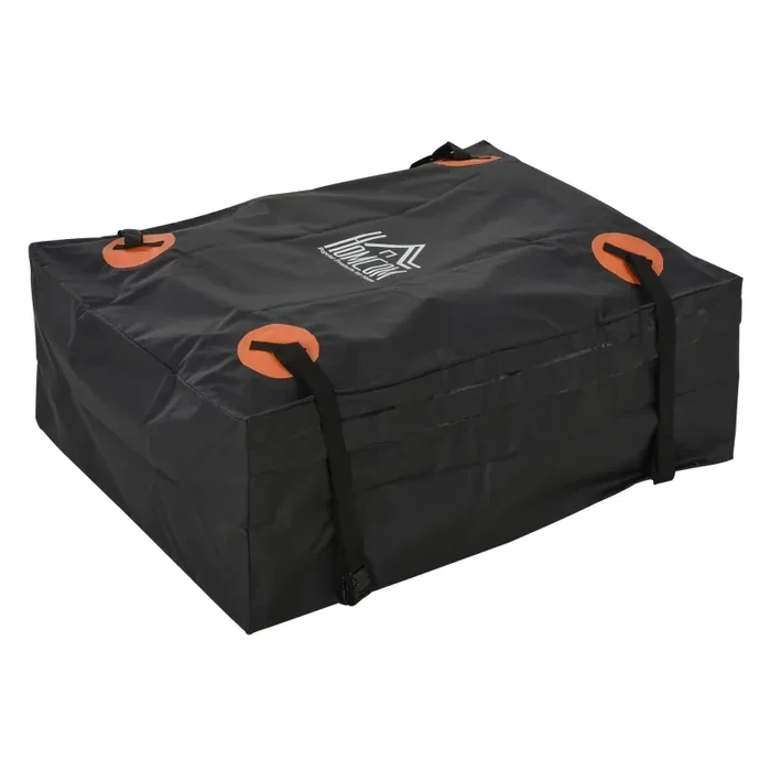 Borsa Portatutto per Tetto Auto 124x99x47 cm 566 L in PVC Nera