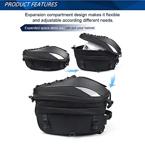 Borsa Sella Moto Impermeabile Posteriore – Zaino da moto U33140024 Sconti - immagine 3