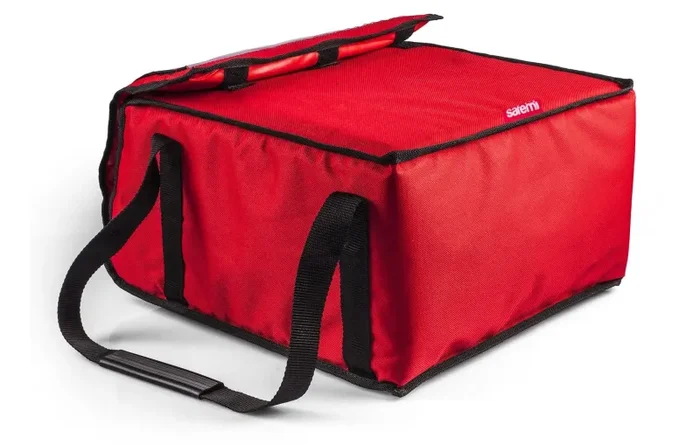 Borsa Termica Porta Pizze da Asporto 6 Cartoni Safemi Express Strap 6 Rossa Vendita calda - immagine 3