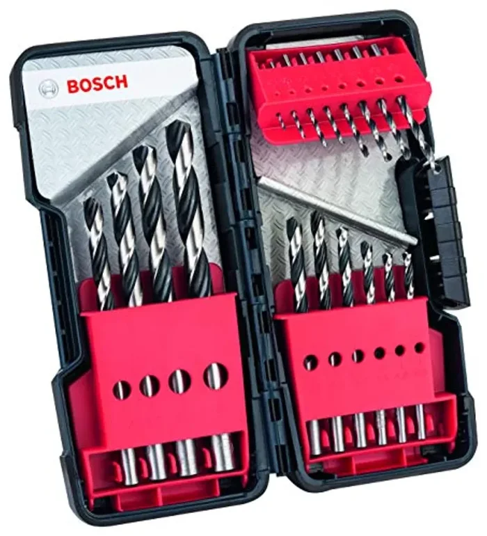 BOSCH 2608577350 – Broca para metal HSS PointTeQ 18pcs ToughBox set