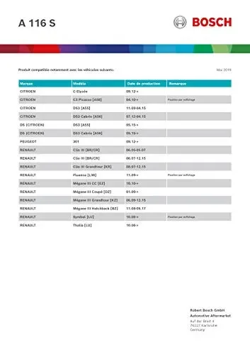 Bosch 3 397 007 116 Spazzola Anteriore, Black - immagine 3