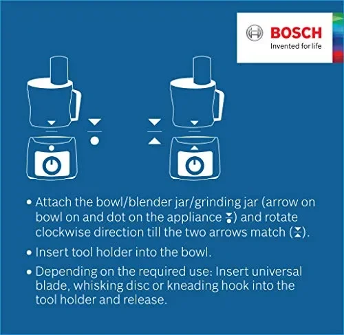 Bosch MCM3501M MultiTalent 3-Robot da Cucina Compatto, 800 W, Plastica,… - immagine 2