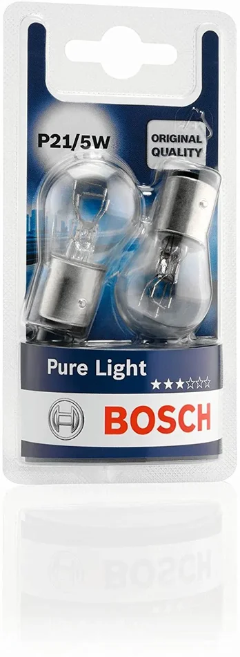 Bosch P21/5W Pure Light lampadine auto – 12 V 21/5 W BAY15d – lampadine x2