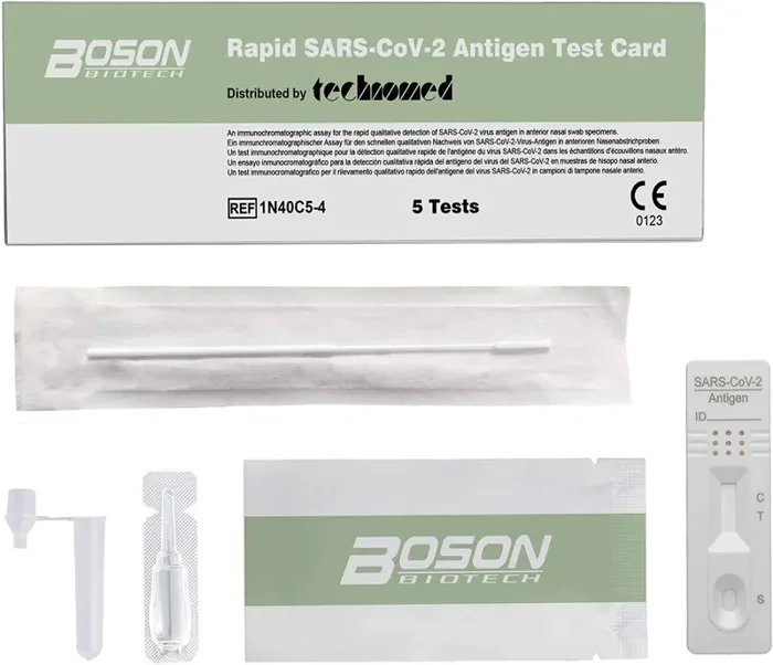 Boson Test Rapido per l’Antigene SARS-COV-2 – Confezione Singola (confezione 5 pezzi) - immagine 2
