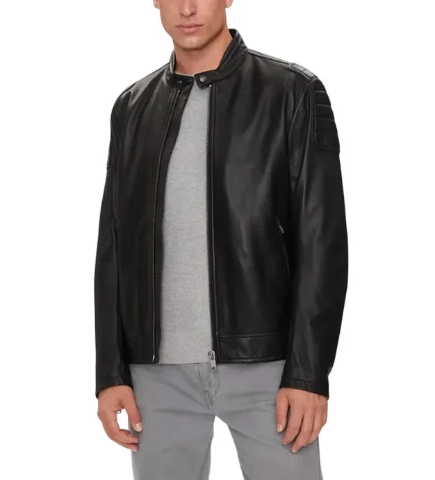 BOSS Giacca di pelle Jomoto 50518270