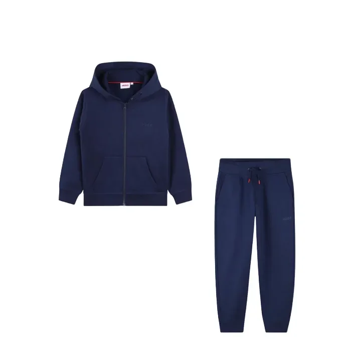 BOSS TUTA CON CAPPUCCIO E ZIP BLU G00170 Online ora