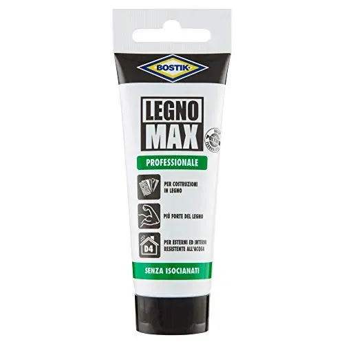 BOSTIK Legno Max tubetto adesivo per legno super resistente, 100 gr