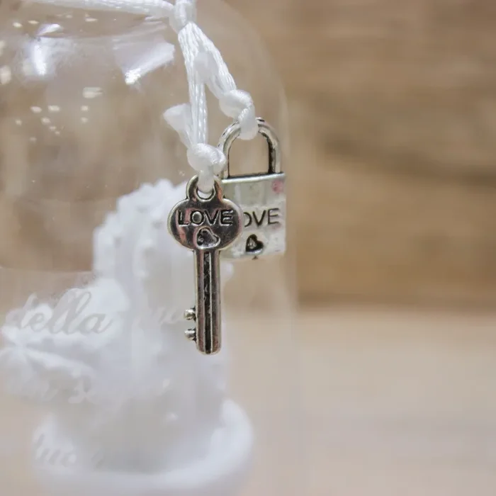 Bottiglia con Cactus, Chiave e Lucchetto In saldo - immagine 3