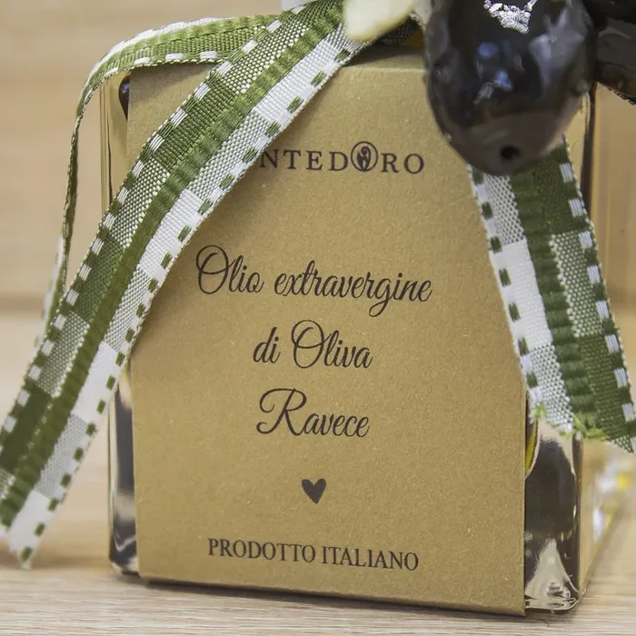 Bottiglia Cubo Olio Extravergine di Oliva Ravece Personalizzabile - immagine 3