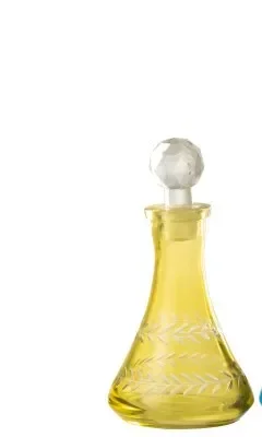 BOTTIGLIA DECORATIVA GIALLO Vendita calda online