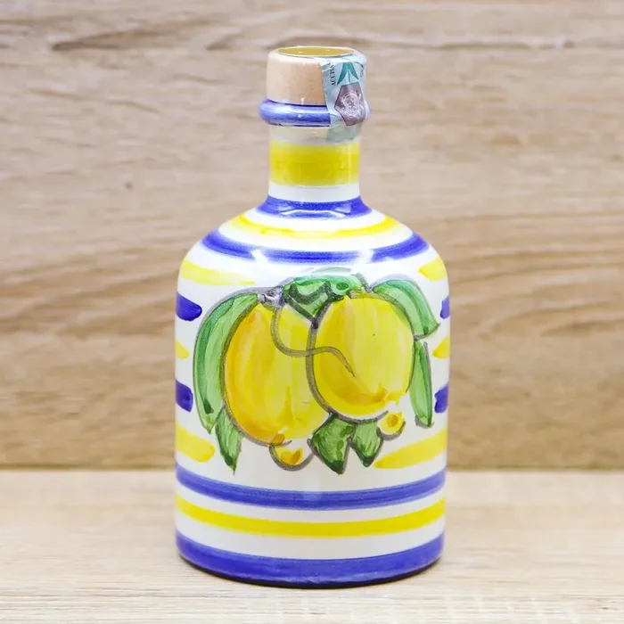 Bottiglia Grande Limoncello decoro Vietrese Il Borgo di Vietri - immagine 2