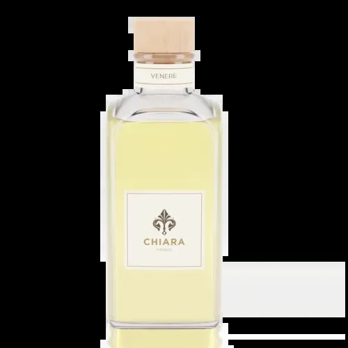 BOTTIGLIA IN VETRO 200ML-FRAGRANZA VENERE CON ASTUCCIO E BACCHETTE