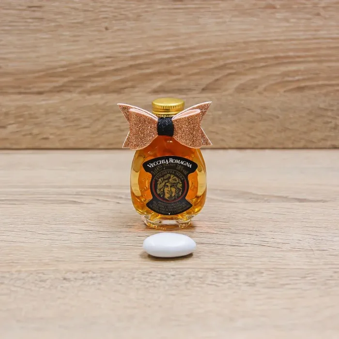 Bottiglia Mignon Brandy Vecchia Romagna