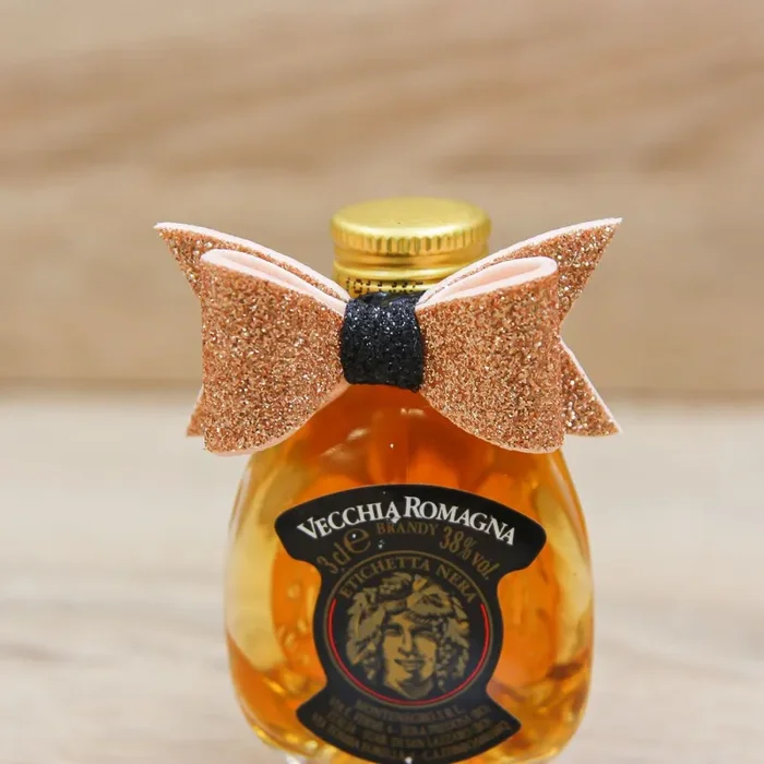 Bottiglia Mignon Brandy Vecchia Romagna - immagine 3