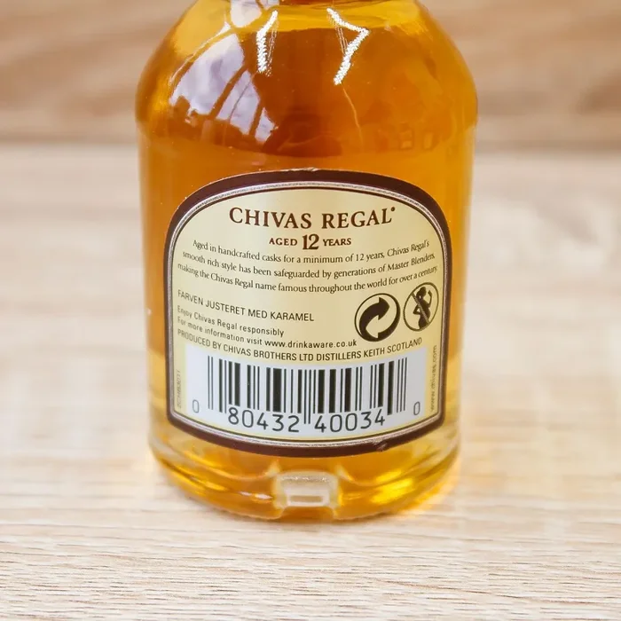 Bottiglia Mignon Whisky Chivas Regal - immagine 3