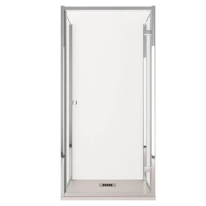 Box Doccia 3 Lati 75x70x75 cm 1 Anta Battente in Cristallo Trasparente 6mm H195 Bonussi Dafne