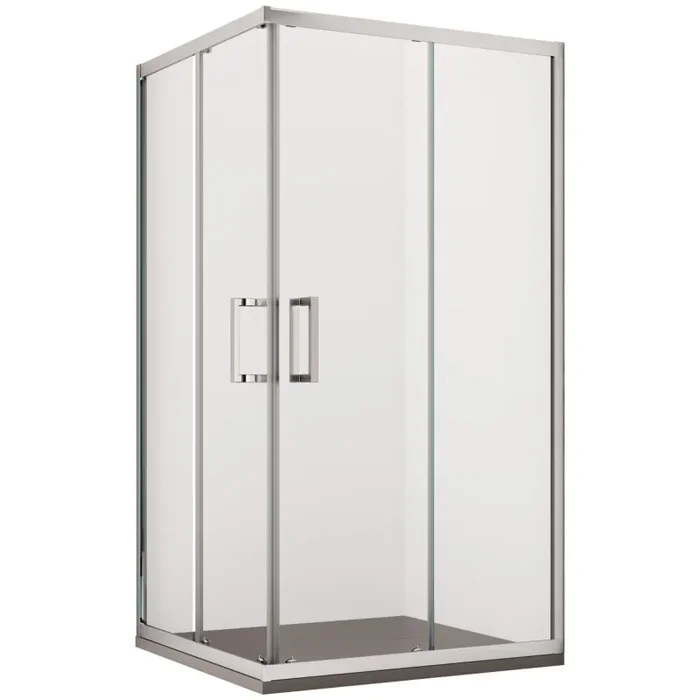 Box Doccia angolare 120×120 cm 2 ante Scorrevoli in Cristallo opaco 6mm H195 Bonussi Nicole