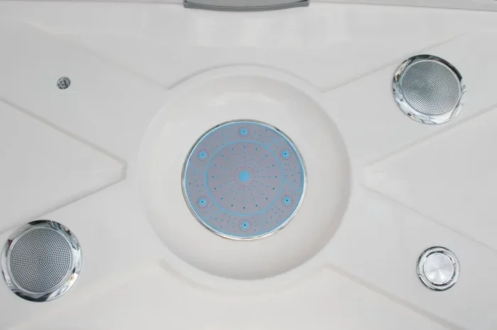 Box Doccia Idromassaggio Multifunzione 150×150 cm Vasca e Sedute Vorich Junior Moda - immagine 3