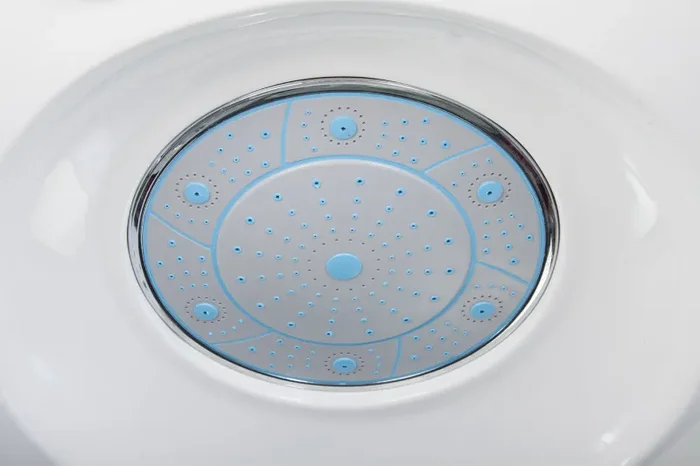 Box Doccia Idromassaggio Vasca Sauna e Bagno Turco Ingresso a Sinistra 130x85cm Vorich Florence Moda - immagine 3