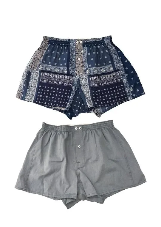 Boxer Bandana&Solid Blue – #14762000 0040 – Anonymous