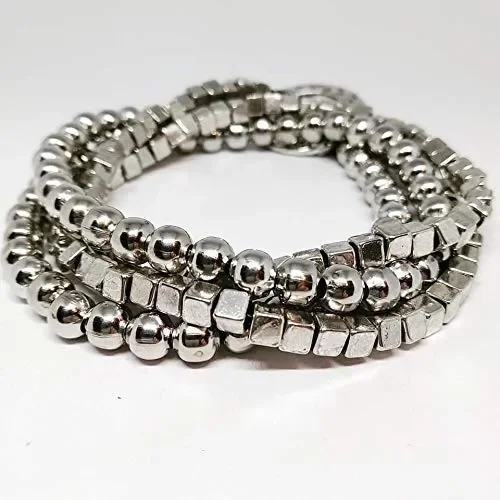 Bracciale 3 in 1 collana corta e lunga Antiallergico Pietre Naturali…