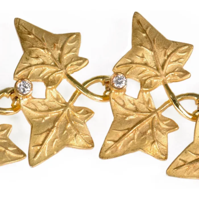 Bracciale con Foglie di Edera – Oro 18 k Online ora - immagine 3