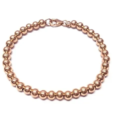 Bracciale donna sfere, in argento 925 rosa – Linea Italia gioielli Made in…