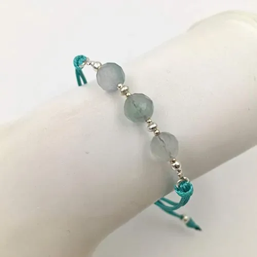 Bracciale in argento e fluorite Vendita calda - immagine 3
