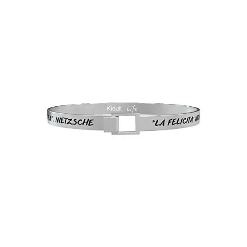 Bracciale Kidult Philosophy”La felicità non è fare tutto ciò che si vuole,…