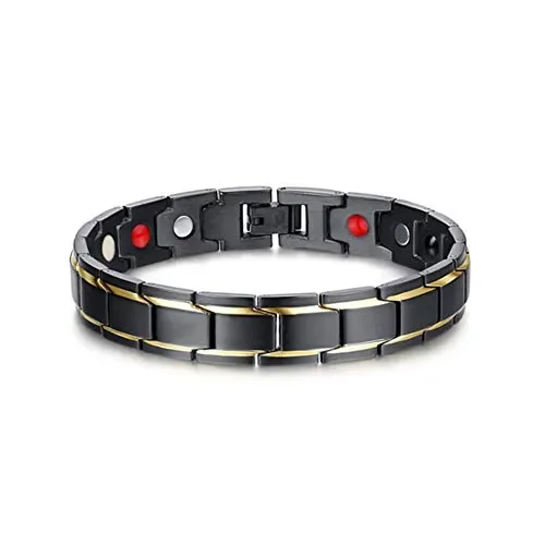 Bracciale magnetico da uomo, CNNIK in titanio per terapia…