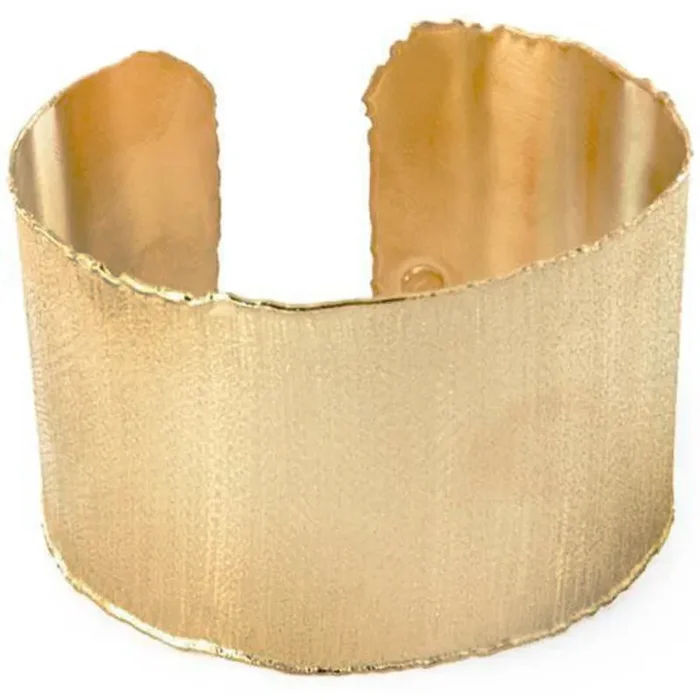 Bracciale Rigido Graffiato in Argento 925