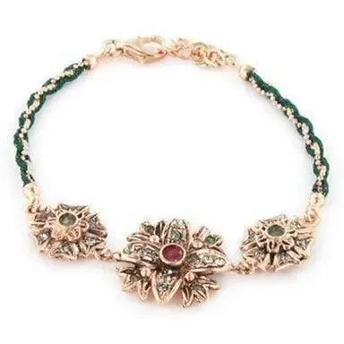 Bracciale Stile Antico Con Pietre Naturali – Argento 925 Sconti