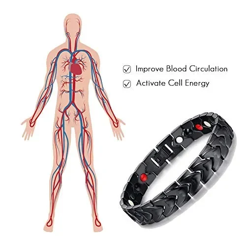 Bracciale terapia magnetica,terapia magnetica guarigione braccialetto,… - immagine 3