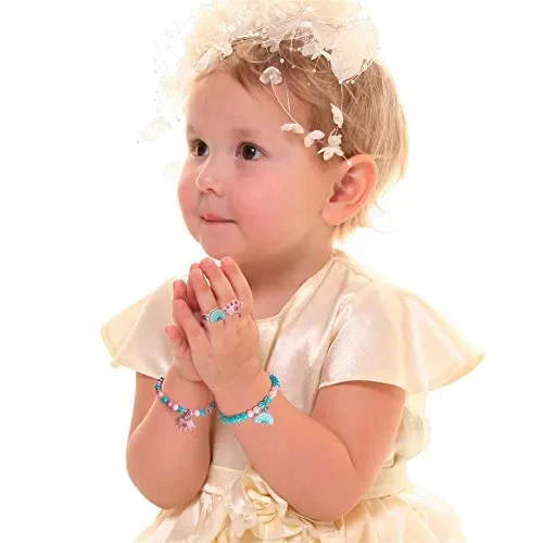 Braccialetti colorati con unicorno, per bambine, set di gioielli per… - immagine 3