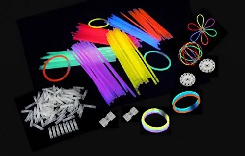 Braccialetti Fluorescenti Starlight Glowstick Disco, 100 Pezzi Online ora