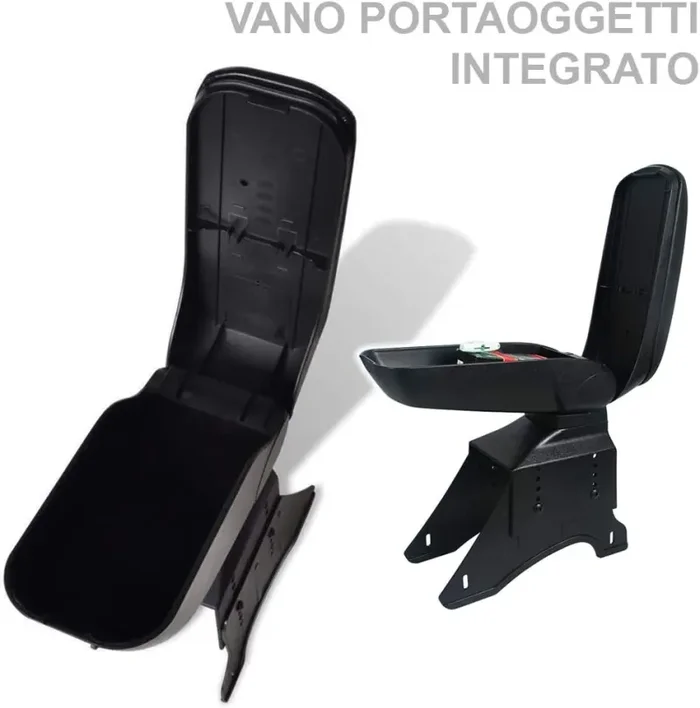 Bracciolo Auto Centrale Universale Poggia braccio con Portaoggetti Similpelle Online ora