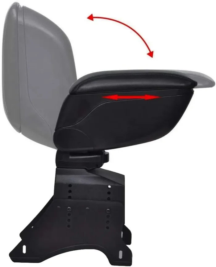 Bracciolo Auto Centrale Universale Poggia braccio con Portaoggetti Similpelle Online ora - immagine 2