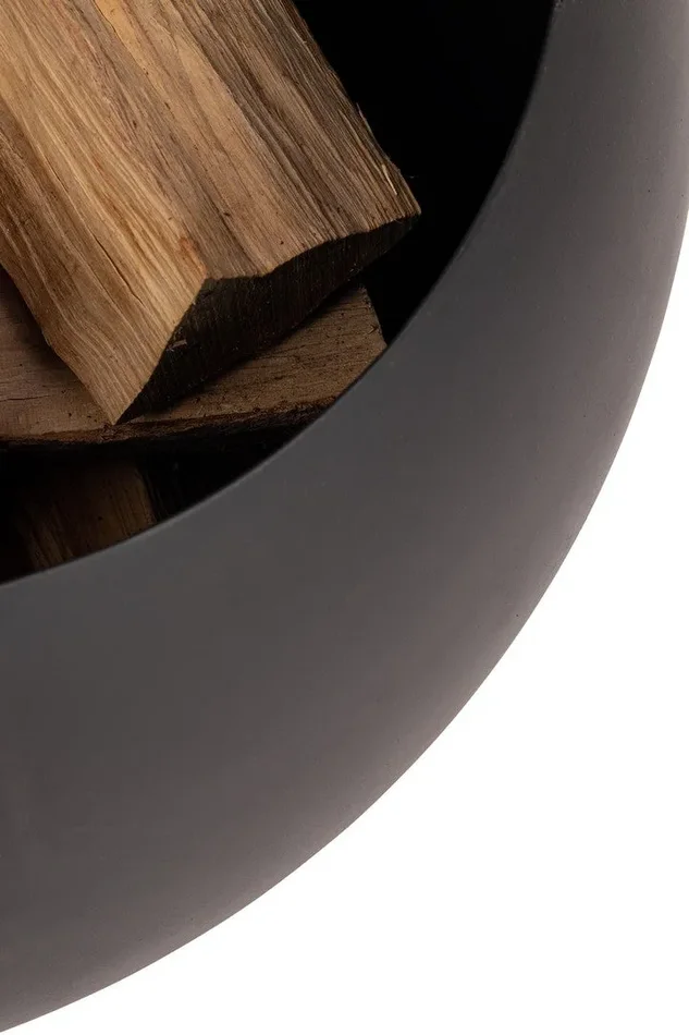 Braciere da Giardino Ø50×45 cm in Acciaio Efesto Nero Saldi - immagine 2