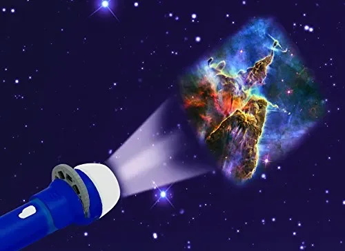 Brainstorm Toys, Torcia con proiettore Spaziale Space Torch, Gioco educativo - immagine 3