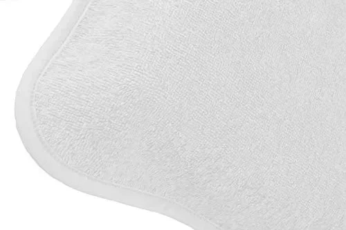 Brandsseller – Fodera per sedia a sdraio da ca.75×200 cm, Bianco Neve - immagine 3