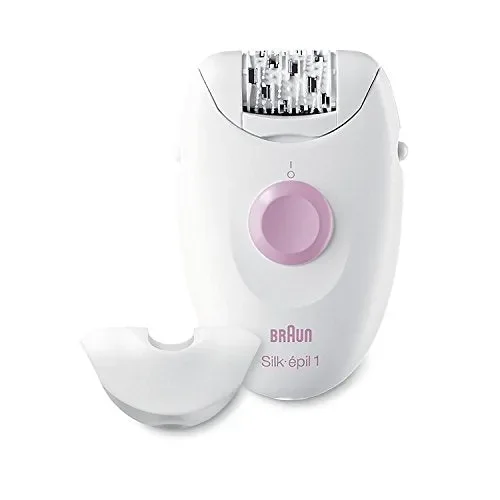 Braun Silk-épil 1 1370 Epilatore a Rete con 1 Accessorio, pink