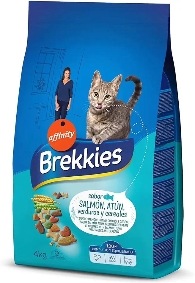 Brekkies Cibo Per Gatti Con Salmone, Tonno E Verdure 3,5 Kg – 3500 g