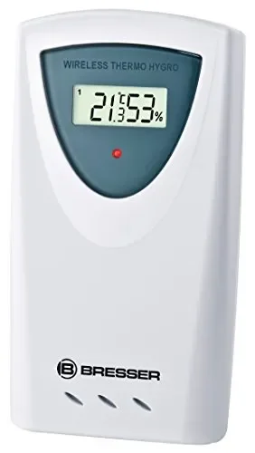 BRESSER 4CAST CS Stazione Meteo radiocontrollata (2 Giorni) – Nero Fornitura - immagine 3