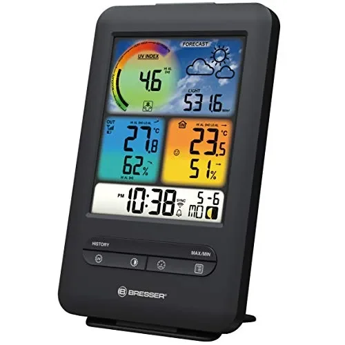 BRESSER 7002534 – Stazione meteorologica, Colore: Nero - immagine 2