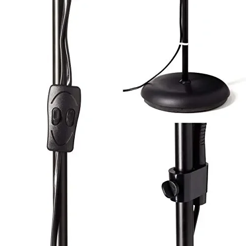 Brilliant, Lampada piantana con luce da lettura, alluminio;plastica [Classe… - immagine 3