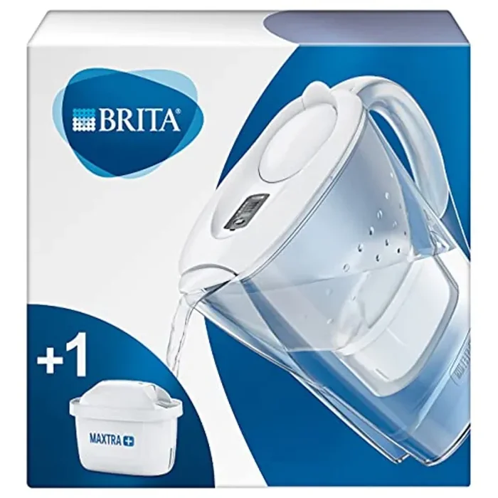 Brita Marella – Caraffa Filtrante per Acqua, 2.4 Litri, 1 Filtro Maxtra+ Incluso, Medium