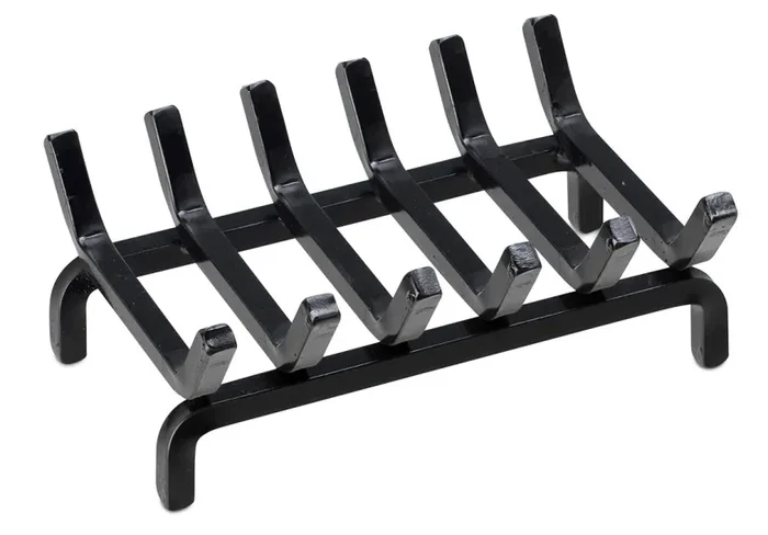 Brucialegna Braciere per Stufa 30x20x10 cm in Ferro Belfer 900/D Nero