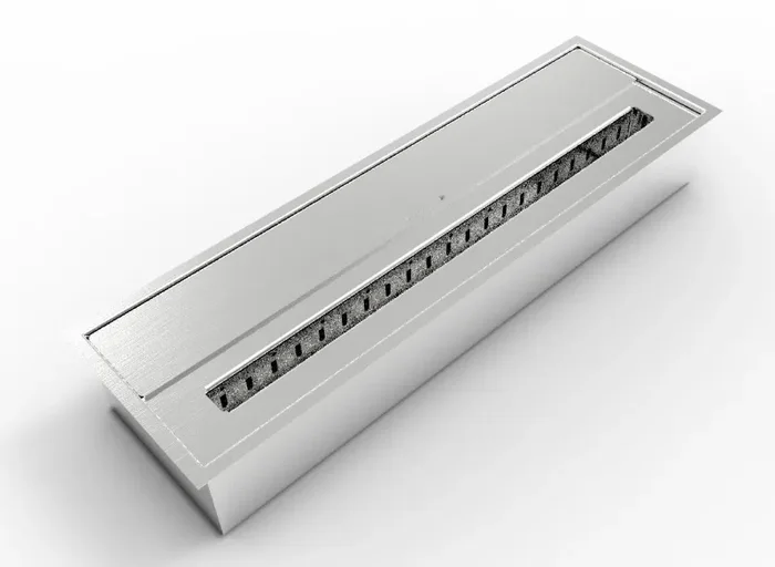 Bruciatore a Bioetanolo per Camini 61×18,7xH9,5 cm 4,5L in Acciaio Inox Online ora
